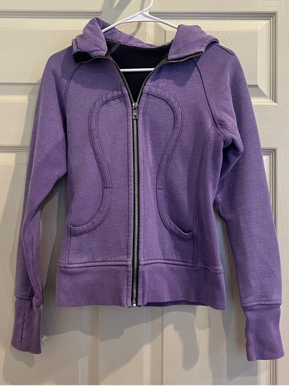 LULULEMON Purple sparkle Zip-Up Hoodie